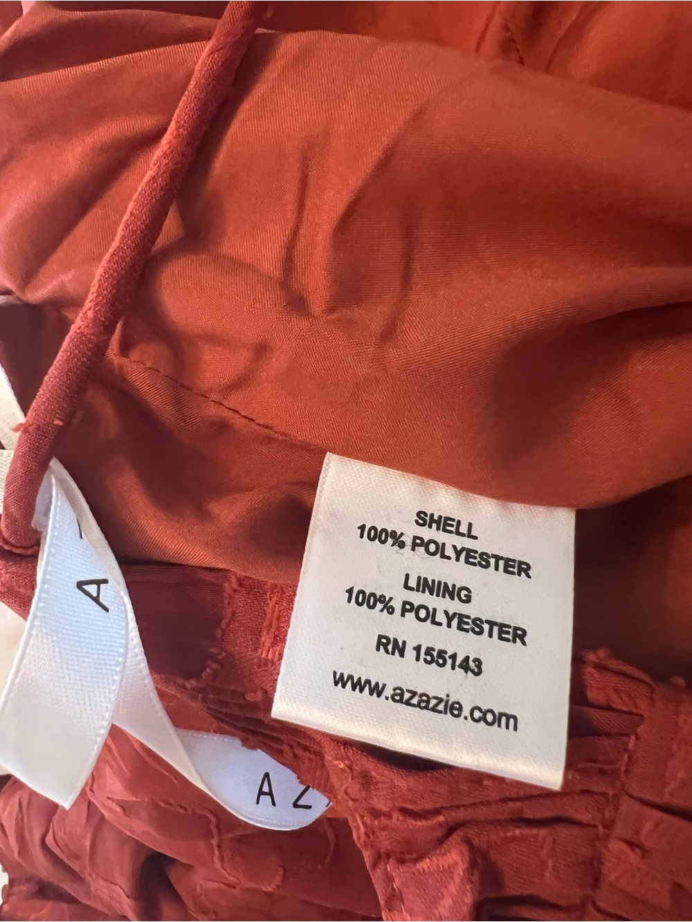Azazie Rust Halter High-Low Ruffle Maxi Dress - Picture 6 of 10